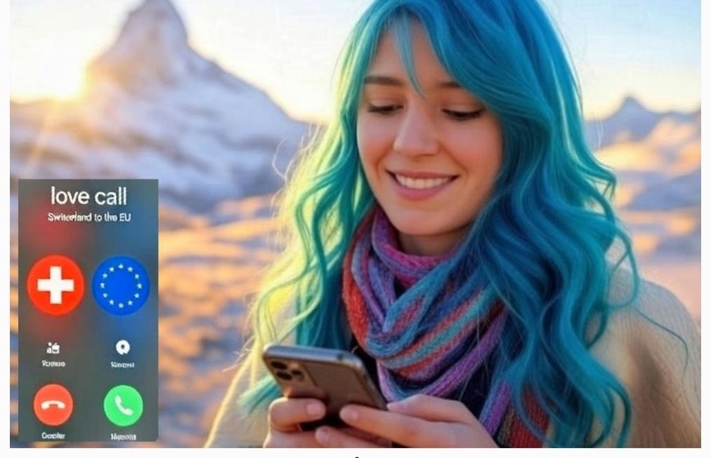 EU-Roaming, Person mit Smartphone