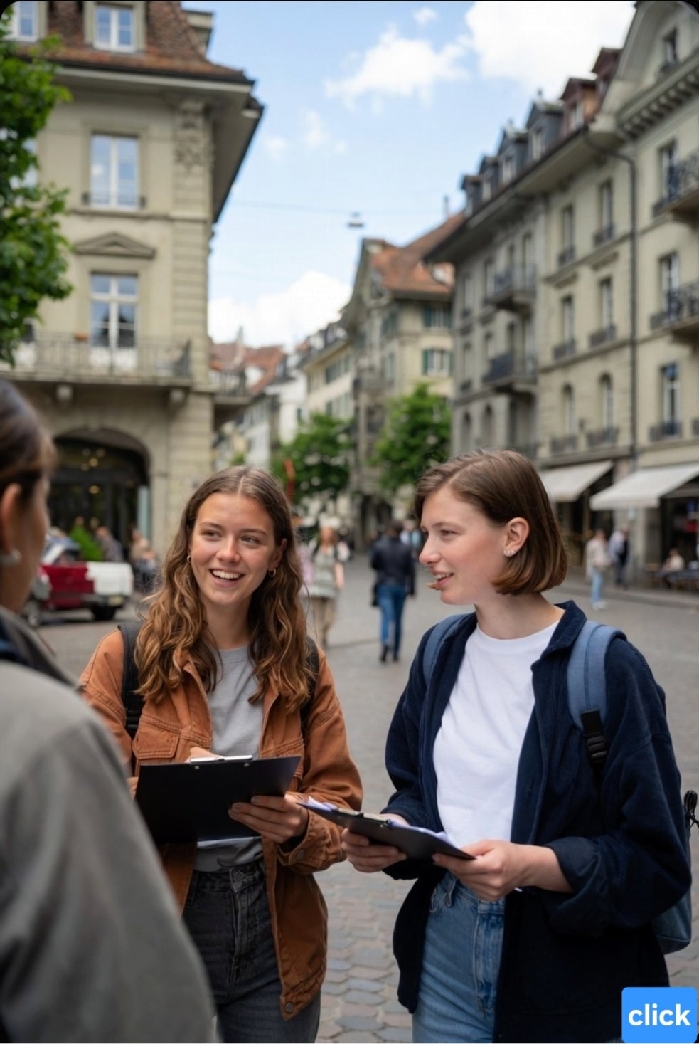 Strassenumfrage in Bern