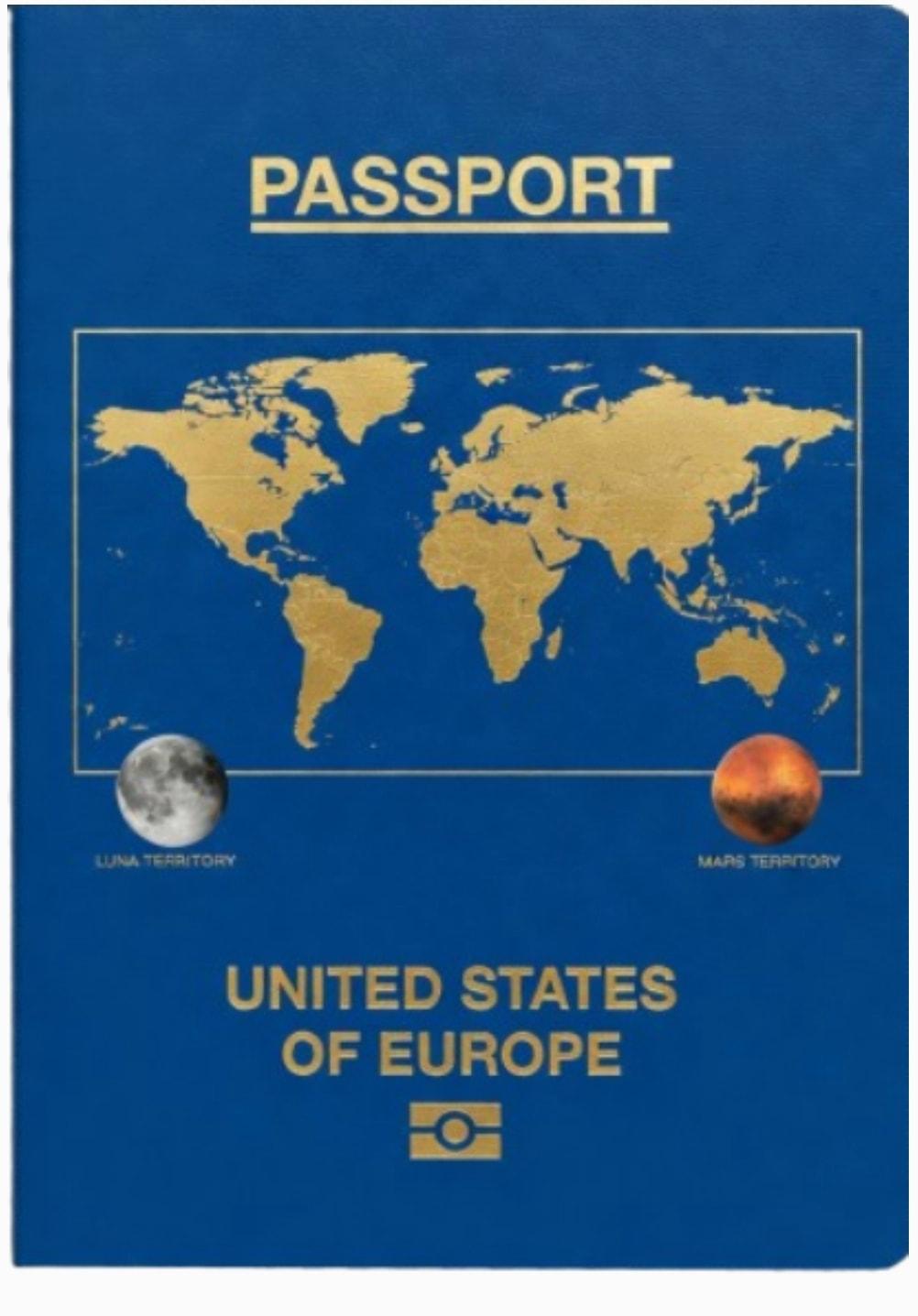 United States of Europe Passport