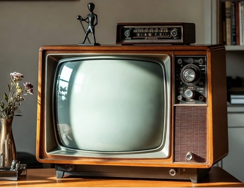Alter Fernseher mit Radio
