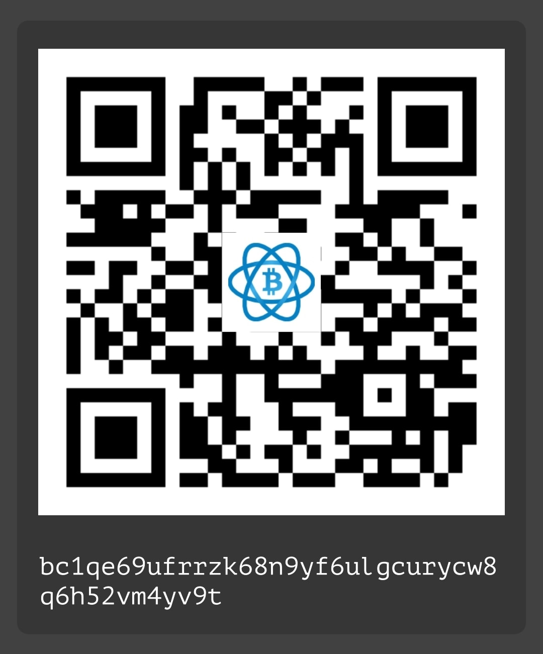 Bitcoin QR Code on-chain